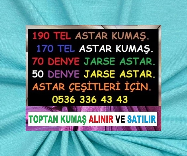 Toptan 70 Denye Jarse Astar Satış yerleri