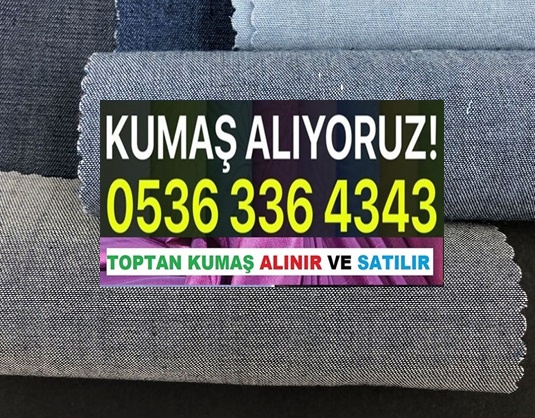 Sezondan Kalmış Kot Kumaşları Alanlar