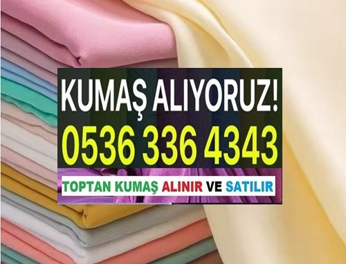 Hazır Giyim İmalatına Toptan Kumaş Satın Alanlar ve Kumaş.